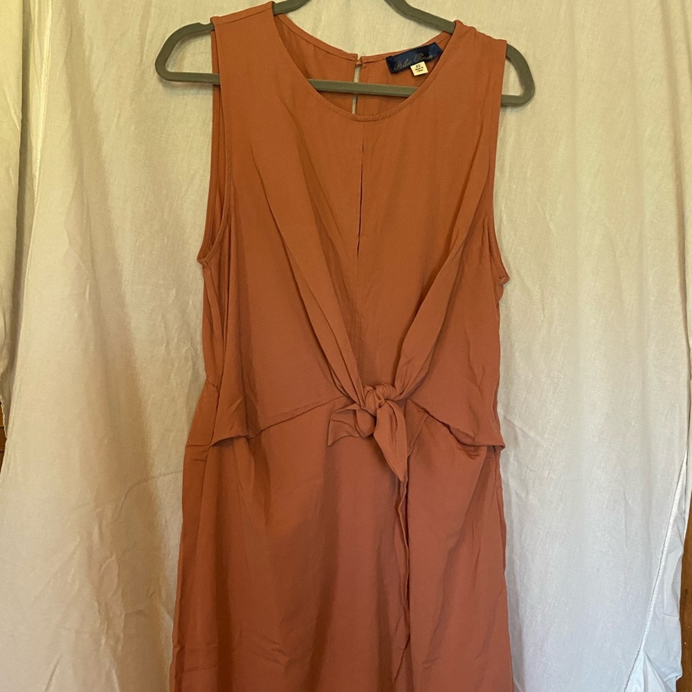 Blush Pink Dress with Knot Detailing